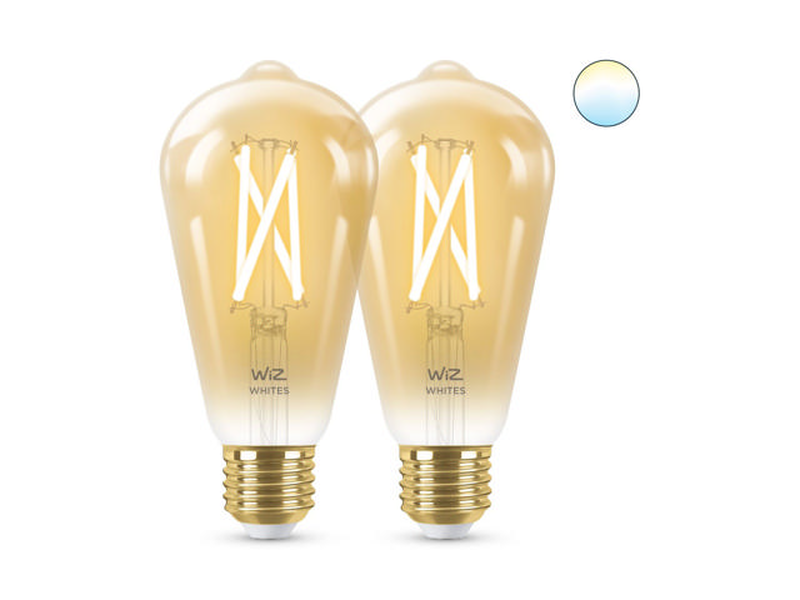 Wiz bulb tunable white am/st642 50w e27 2pcs, , medium-null