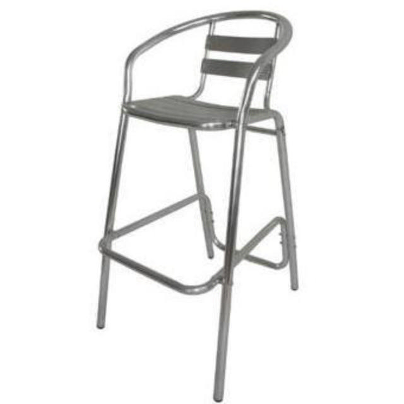 Michelle aluminium bar stool, , medium-null