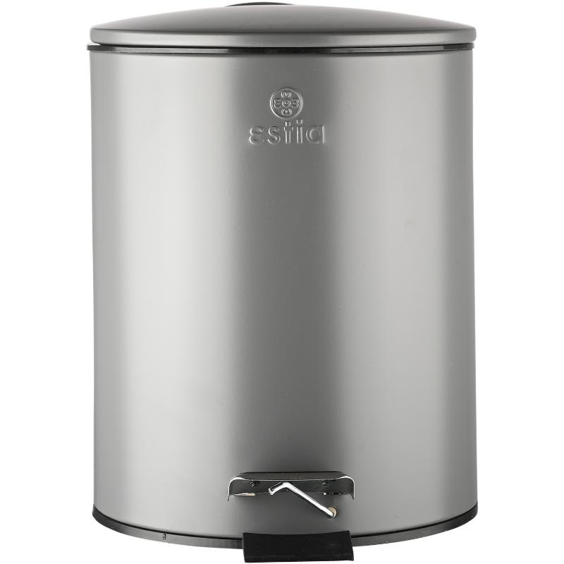 Estia pedal bin 5l - grey mat, , medium image number null