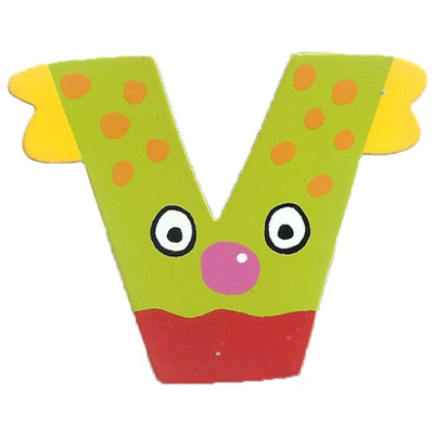 English letter v, , medium