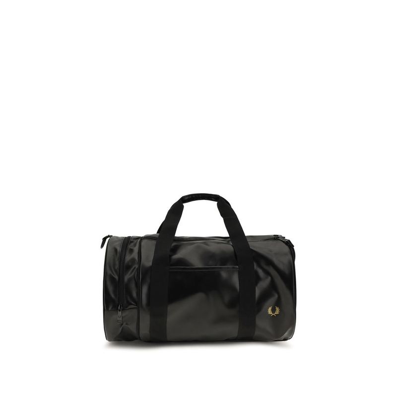Black polyester luggage and travel-null
