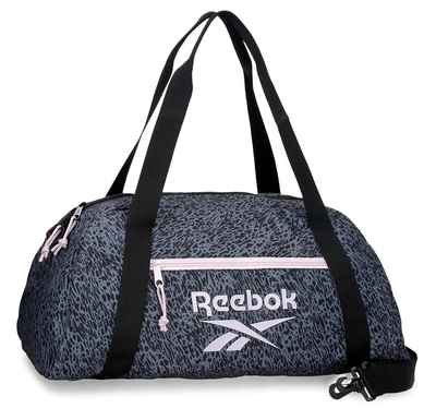 Reebok sport bag 55cm leopard (8083531), Black/black, medium