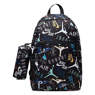Nike jordan Air school backpack, Black / Multicolor, medium
