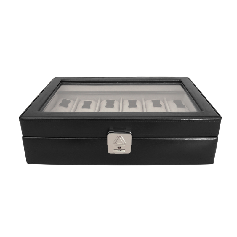 Product image: Θήκη ρολογιών davidts μαύρο - γνήσιο δέρμα 378812-01-null