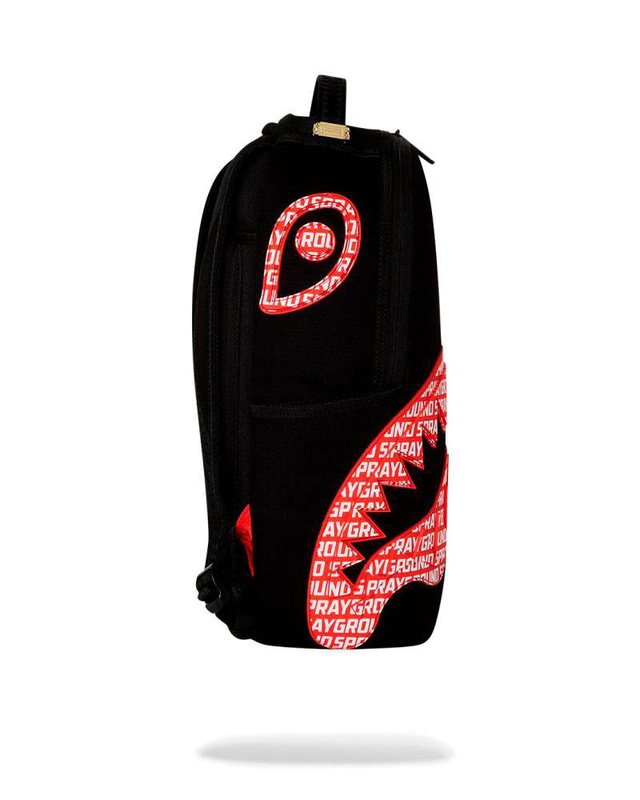 Sprayground logo mouth core cotton backpack-null
