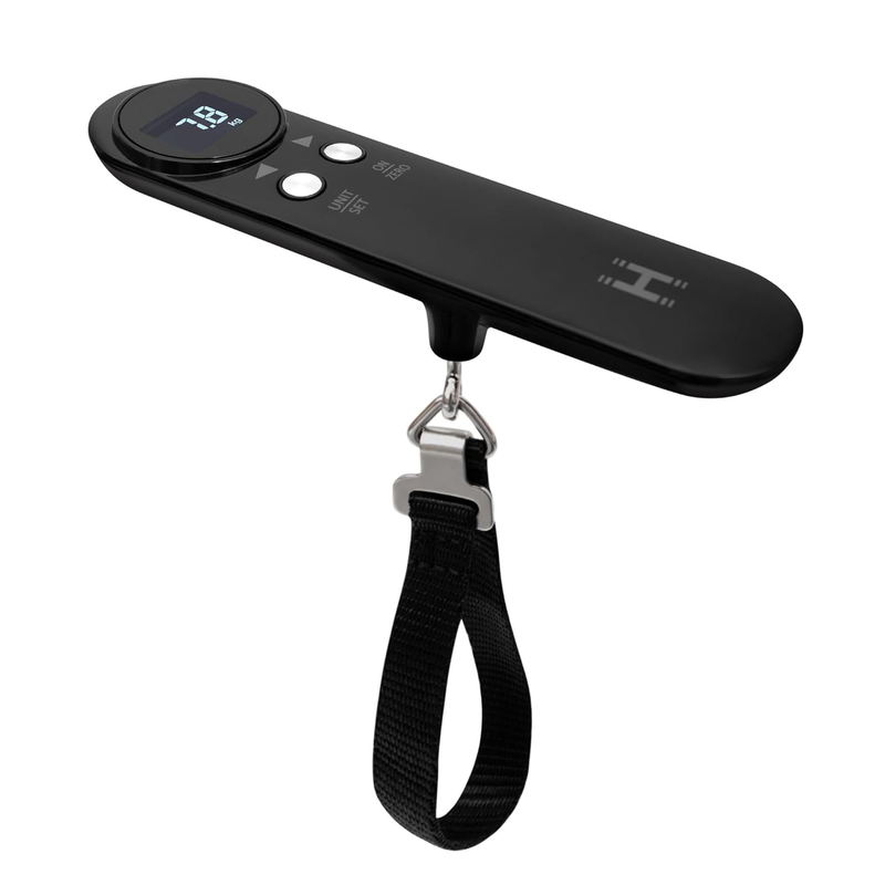 Homedics travel luggage scale digital display up to 50kg scl-l100-bkr, , medium-null