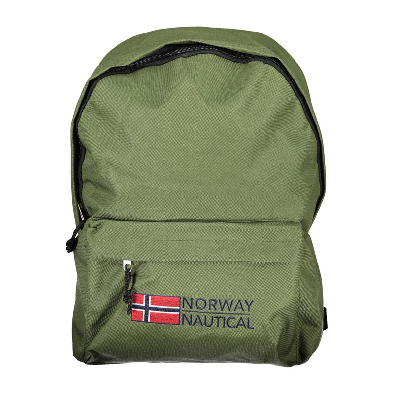 Verde polyester men's backpack-null