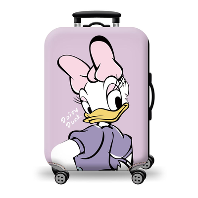 Κάλυμμα βαλίτσας large amber daisy duck portrait am448-03
