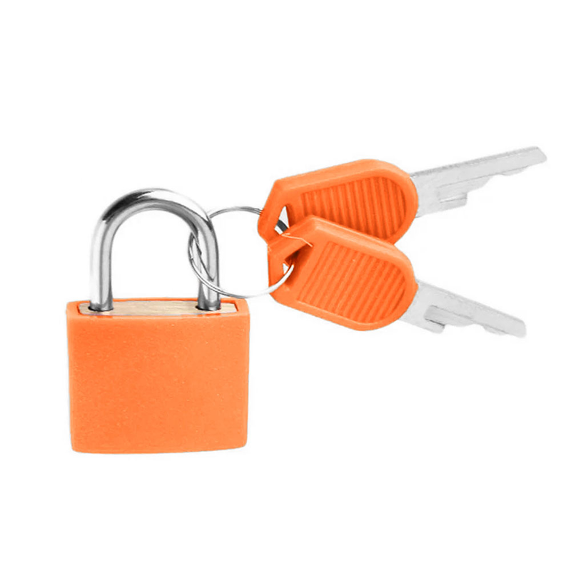 Product image: Λουκέτο με κλειδί benzi πορτοκαλί bz5740-null