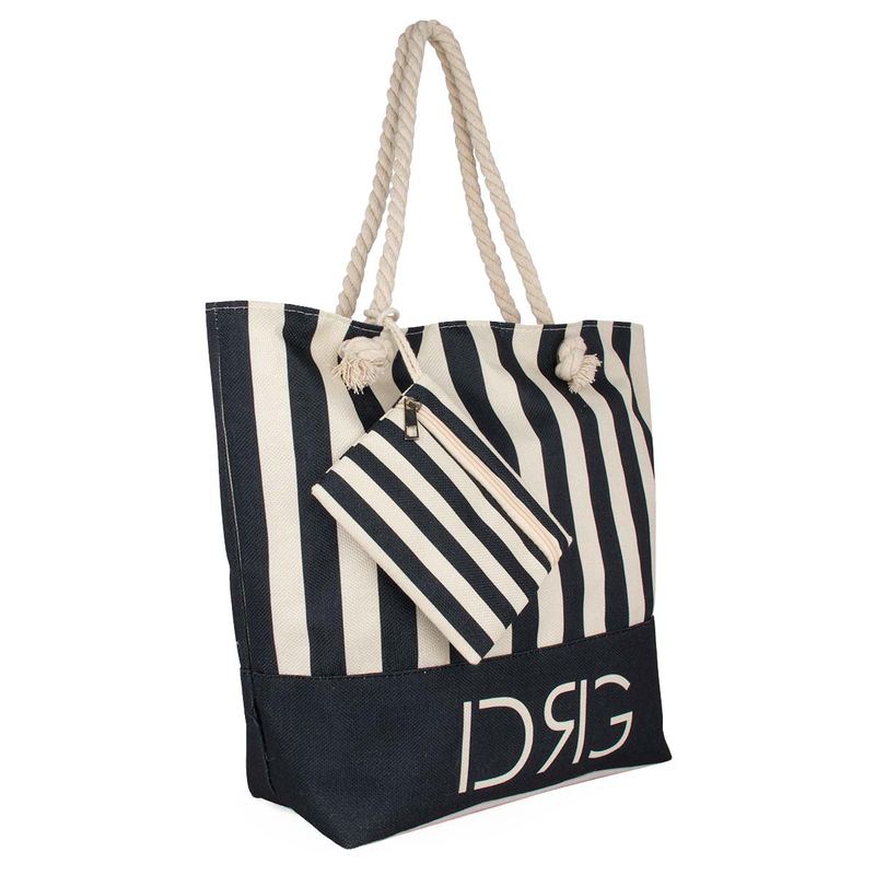 Beach bag in black colour, , medium-null