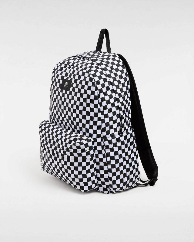 Old skool check backpack-null