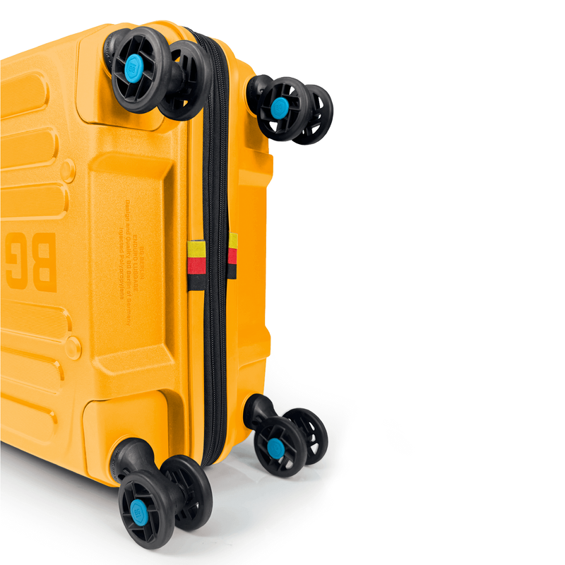 Bg berlin - neo enduro, buy 1 get 1 free promo, set of 2 luggages, mustard-null