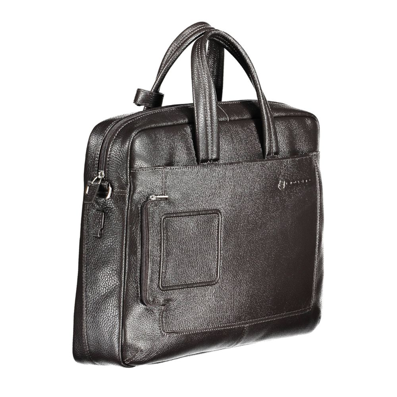 Brown leather men's bag-null