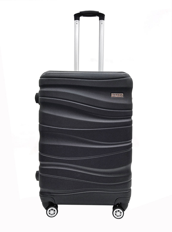 Shc luggage abs extendable 24in. Black, , medium-null