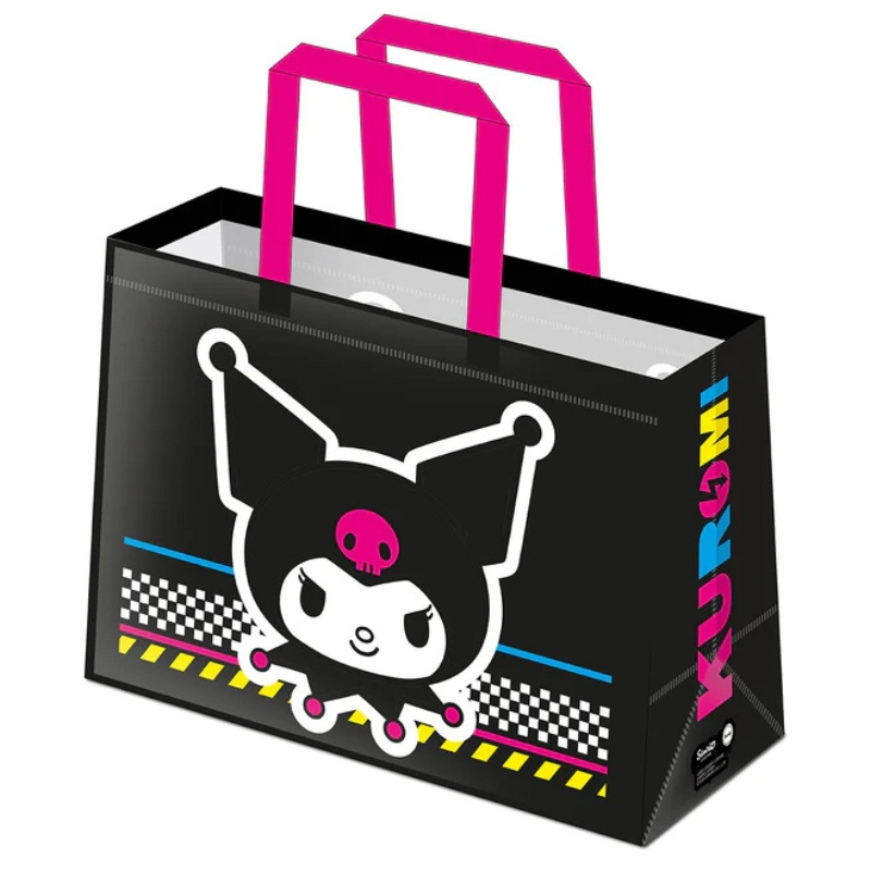 Pyramid - hello kitty - kuromi - tote bag shopping bag, , medium-null