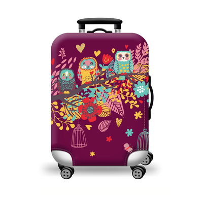 Κάλυμμα βαλίτσας small amber owls am112-01, , medium