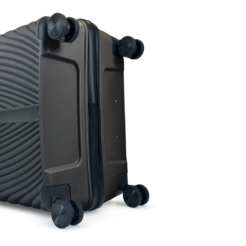 Aerocase - peacock, cabin size (4 wheel) 56cm/20in luggage, 10kg suitcase, beige-null