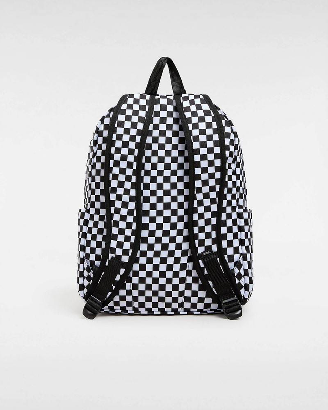 Old skool check backpack-null