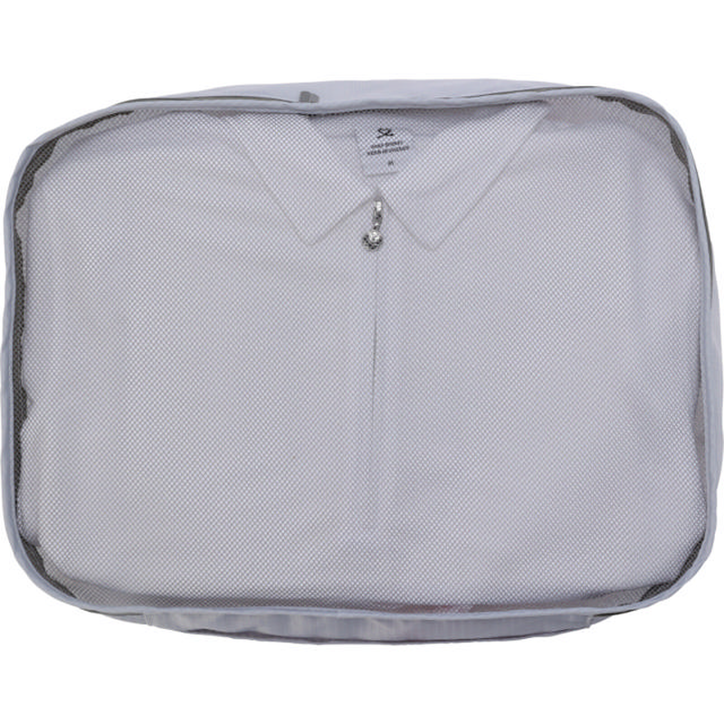 Travel organizer packing cubes set 4pcs - blue light grey, , medium-null