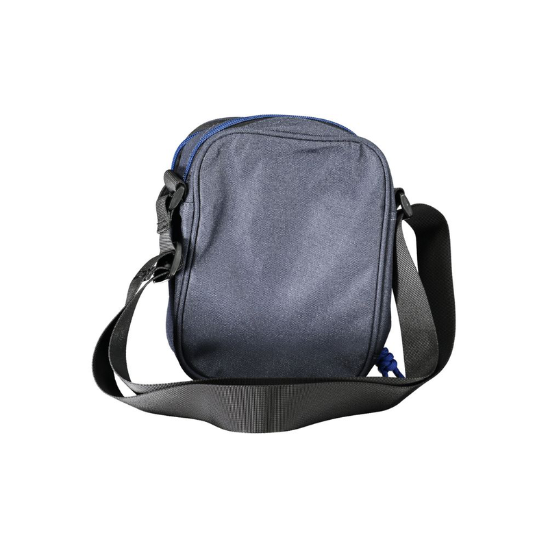 Blue polyester men shoulder bag-null