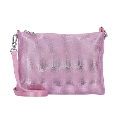 Mia sequin flat pouch, Pink, medium