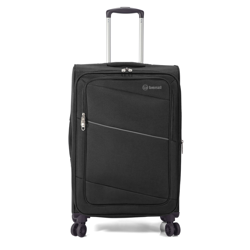 Product image: Βαλίτσα μεγάλη με προέκταση benzi μαύρο bz5757-null