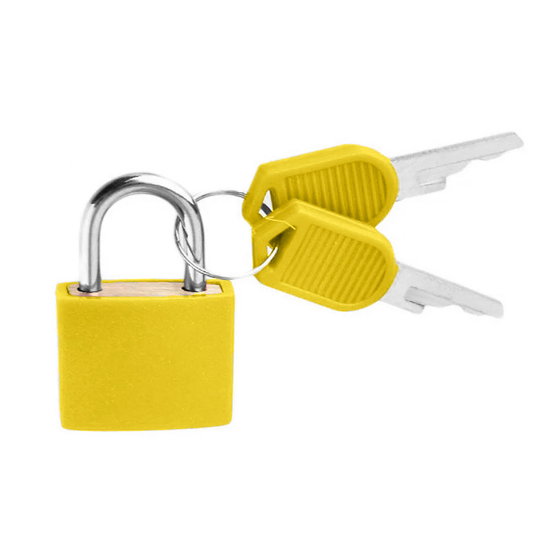 Product image: Λουκέτο με κλειδί benzi κίτρινο bz5740-null