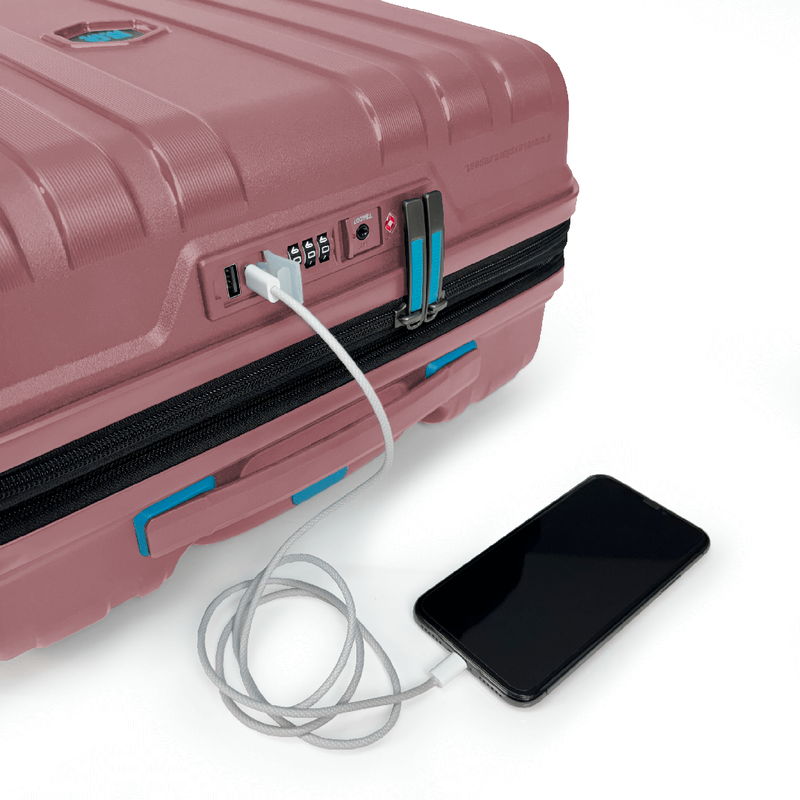 Product image: Bg berlin - neo enduro, buy 1 get 1 free promo, set of 2 luggages, dark pink-null