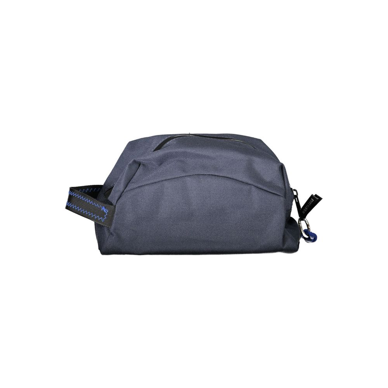 Black polyester men's backpack-null