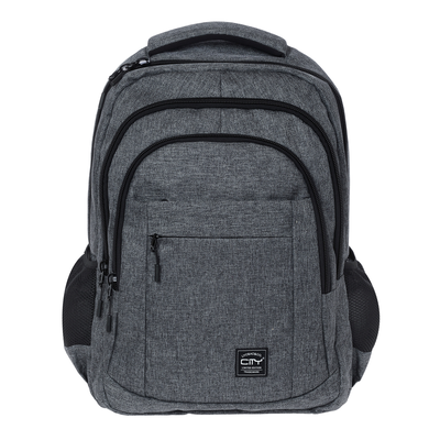 City27 backpack grey melange, Grey Melange, medium