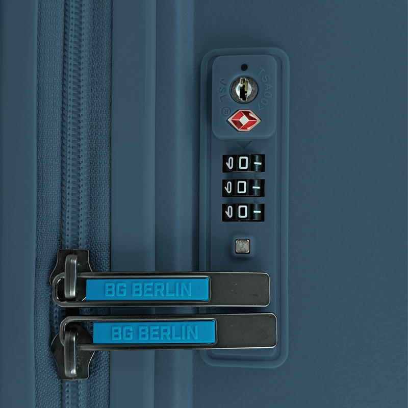 Product image: Bg berlin - ted large size & bg tumbler gift (4 wheel) 76cm/28in luggage, 20-23kg suitcase, cream/camel-null