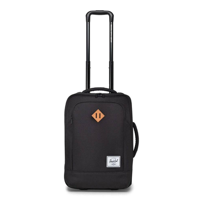 Heritage softshell large carry on luggage, Black, medium