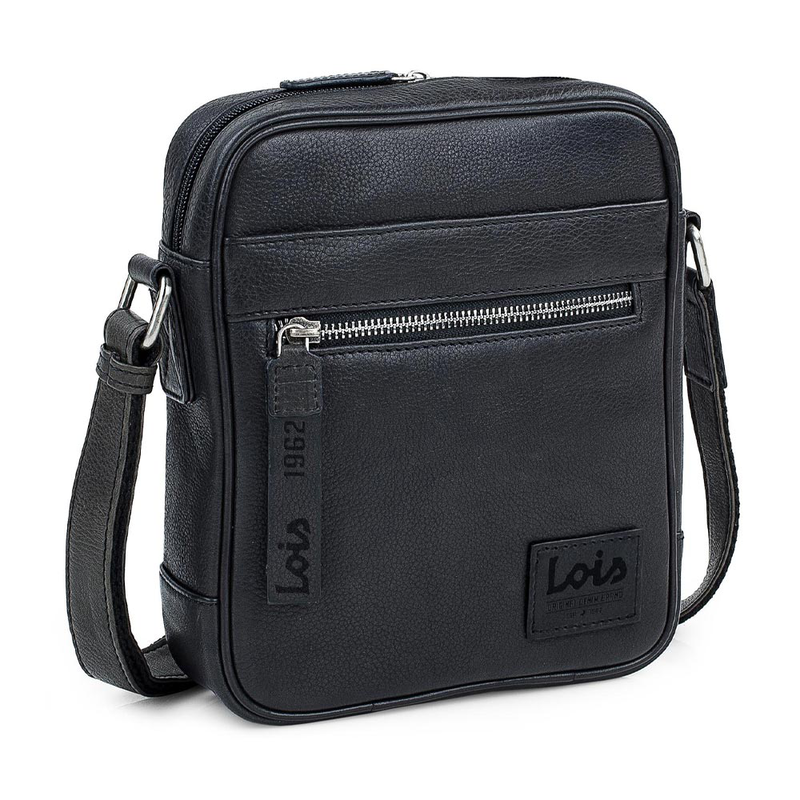 Τσαντάκι ώμου δερμάτινο lois μαύρο 305921-01-null