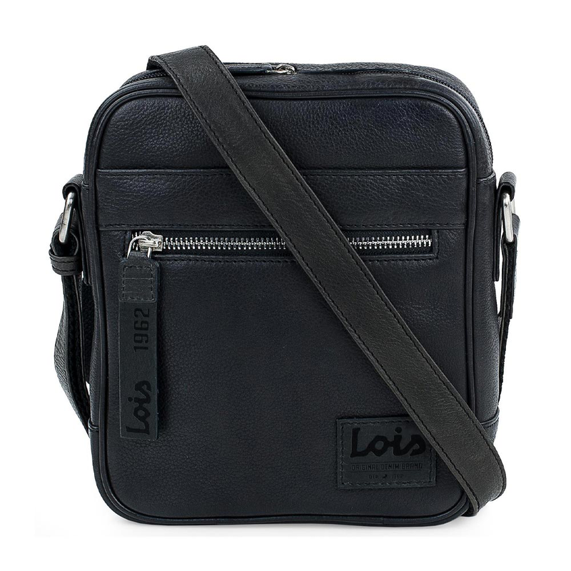 Τσαντάκι ώμου δερμάτινο lois μαύρο 305921-01-null