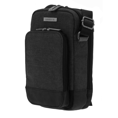 Τσαντάκι ώμου davidts μαύρο 258010-60, Black, medium
