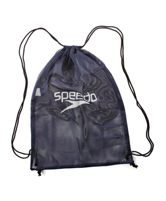 Speedo equipment mesh bag, Navy, medium