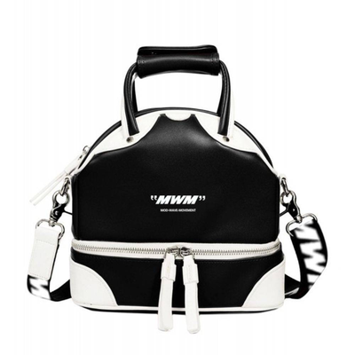 Mwm chain mini bag, Black, medium