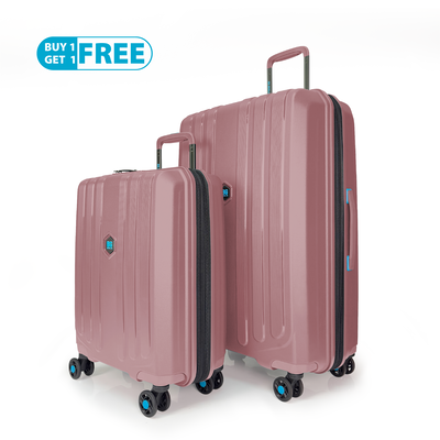 Bg berlin - neo enduro, buy 1 get 1 free promo, set of 2 luggages, dark pink, Dark Pink, medium