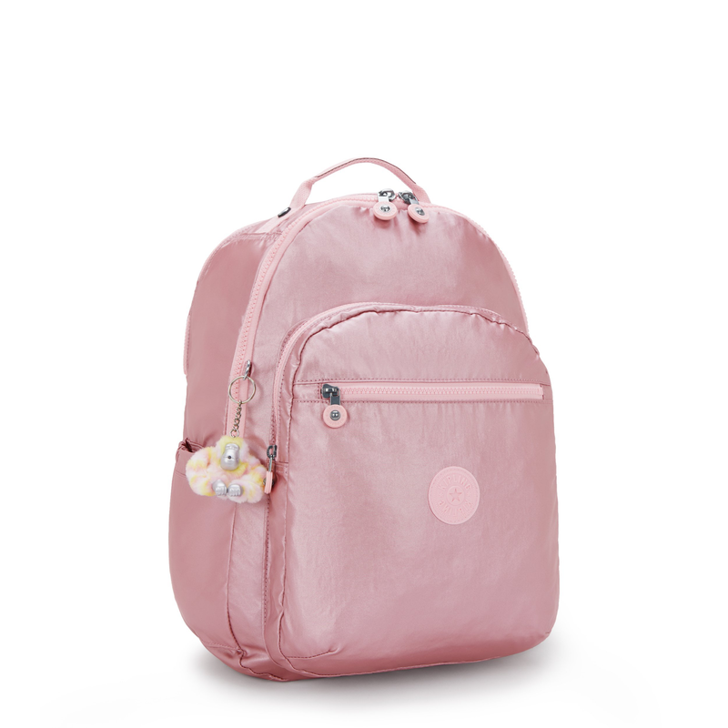 Kipling school bag seoul college extra bronze pink metallic-null