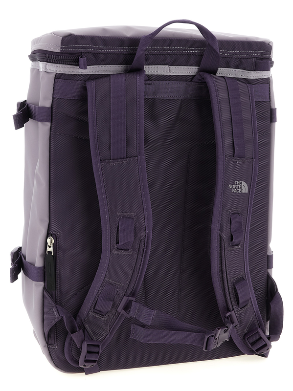 Purple polyester backpack-null