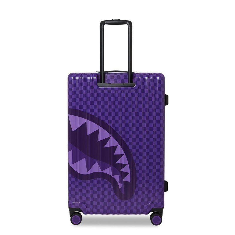 Sprayground purple shark sharks in paris full-size luggage-null