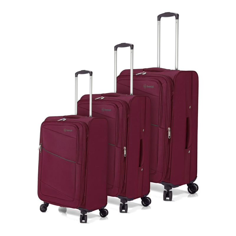 Product image: Σετ 3 βαλίτσες benzi μπορντό bz5757-null