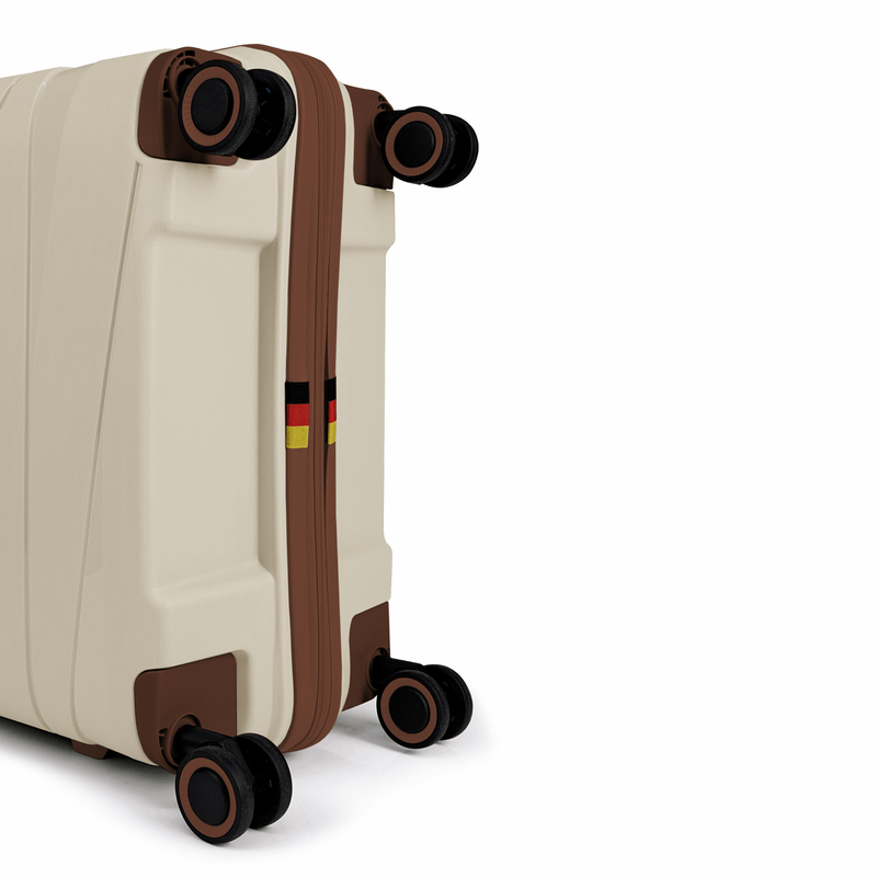 Product image: Bg berlin - ted large size (4 wheel) 76cm/28in luggage, 20-23kg suitcase, beige/camel-null