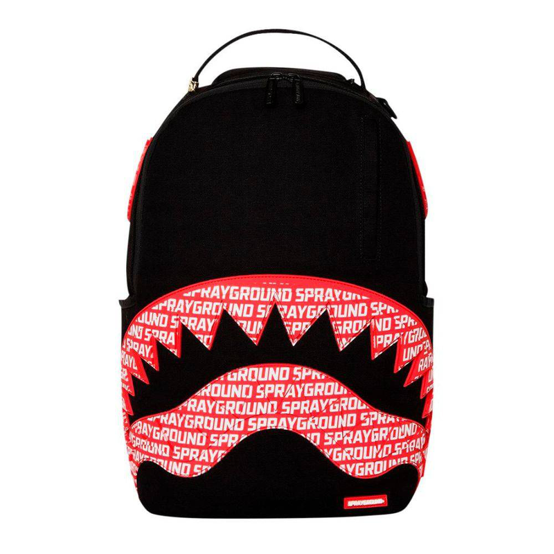 Sprayground logo mouth core cotton backpack-null