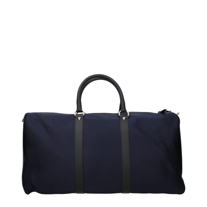 Blue nylon luggage and travel-null
