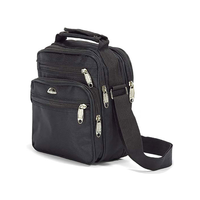 Τσαντάκι ώμου benzi μαύρο bz3715, Black, medium