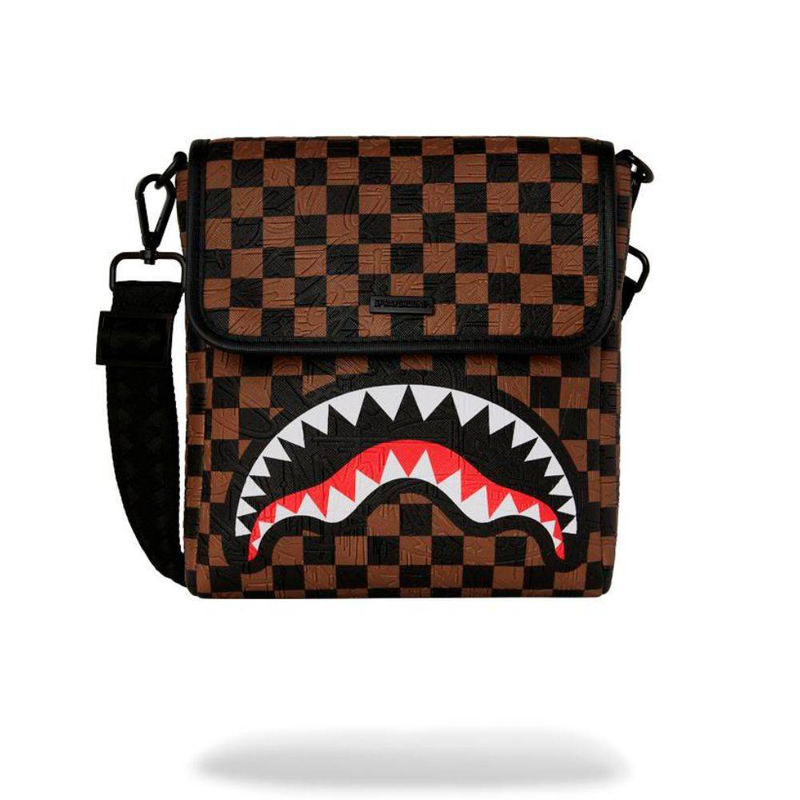 Big city emboss messenger bag-null