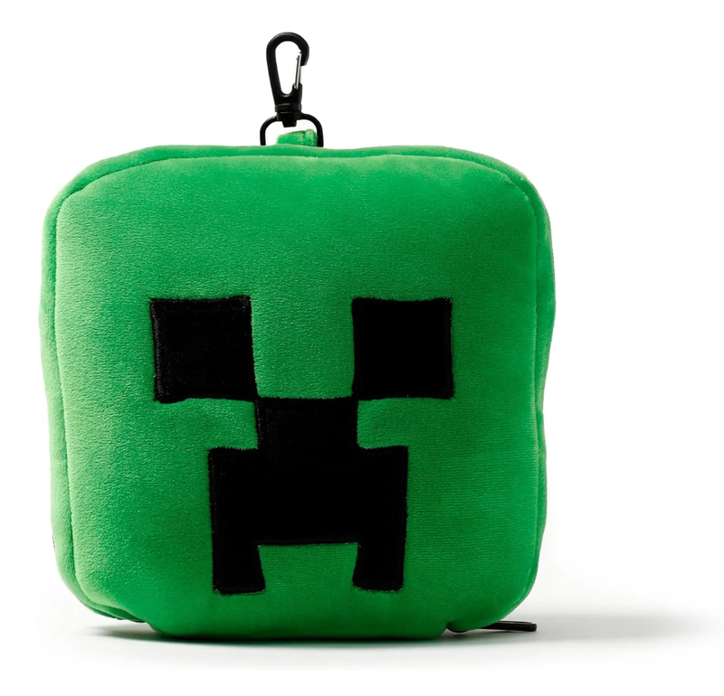 Relaxeazzz minecraft creeper travel pillow eye mask, , medium-null