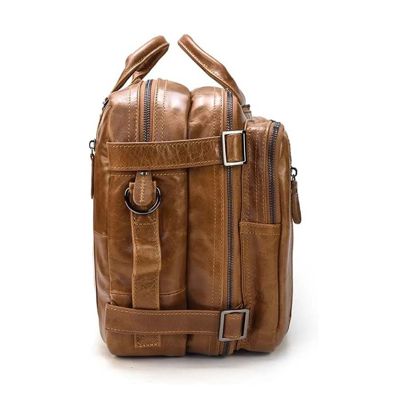 Σακίδιο δερμάτινο amber καφέ am2016-null