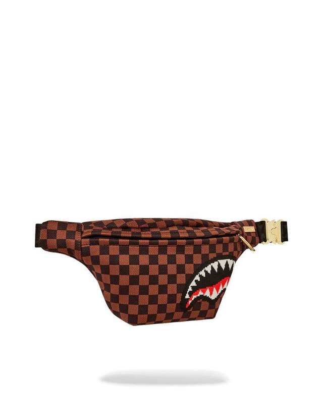 Sprayground knit sharks in paris savvy cross-body image number null